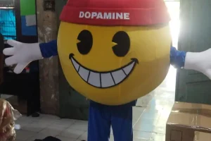 Kostum Maskot Custom Parselo untuk Promosi Brand